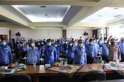 Sekda Sosialiasi Anti Korupsi Kepada Kepala Sekolah SMP Se-Kab. Tangerang