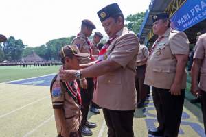 Di Momen HUT Pramuka, Dr. Nurdin Ajak Generasi Muda Berkontribusi dan Asah Kecerdasan SESOSIF