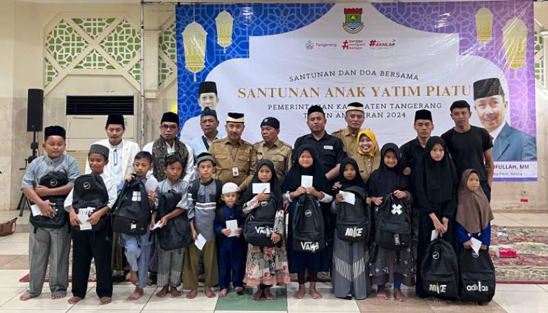 Pemkab Tangerang Santuni 100 Anak Yatim