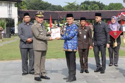 Wabup H. Mad Romli Tekankan Seluruh Anggota Sat Pol PP, Linmas dan Damkar Untuk Senantiasa Humanis, Cepat Dan Tepat