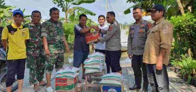 Banjir Di Jayanti Kapolsek Hingga Danramil Dan Camat Turun Kelokasi