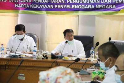 Sekda Moch Maesyal Rasyid pimpin Rapat Sosialisasi Penyampaian LHKPN