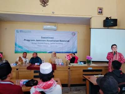 Sosialisasi BPJS Kesehatan di Kecamatan Jambe.