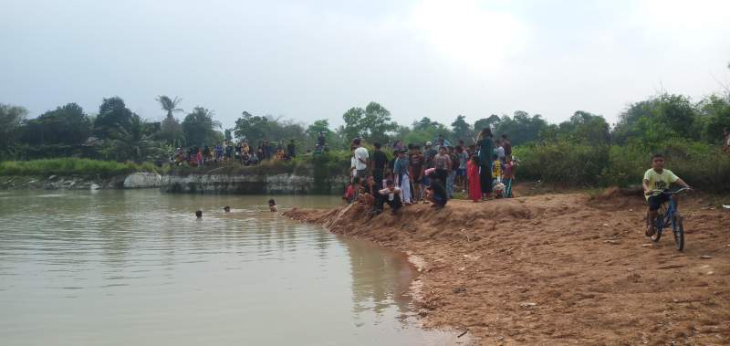 Lima Bocah Selamat Satu Tenggelam Di Danau Bekas Galian Pasir