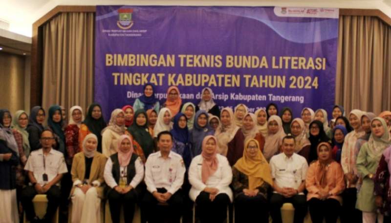 Tingkatkan Budaya Literasi, DPAD Kabupaten Tangerang Gelar Bimtek Bunda Literasi