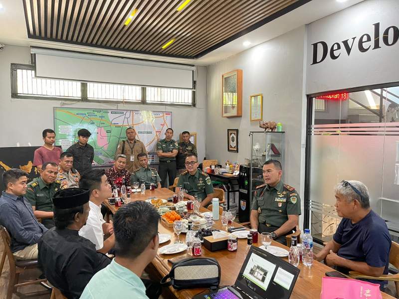 Bank Air Karya Acin Di Kunjungi Jendral TNI Angkatan Darat