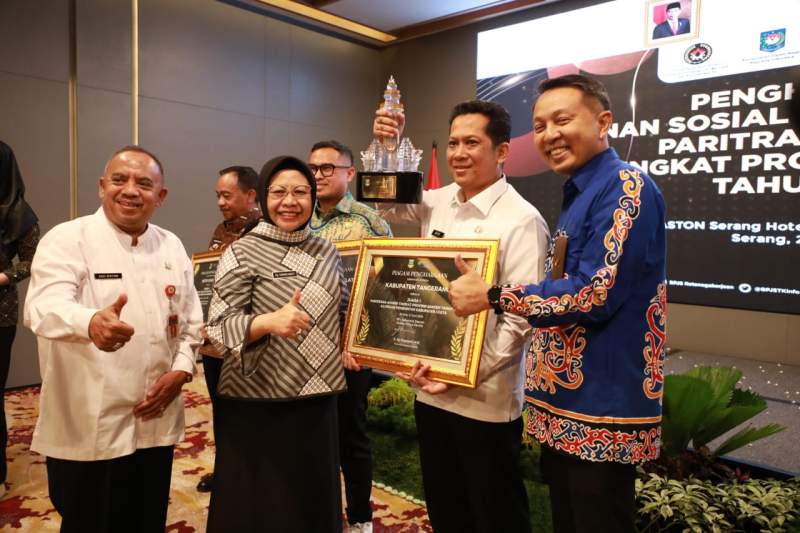 Pemkab Tangerang Kembali Raih Penghargaan Paritrana Award Tingkat Provinsi Banten