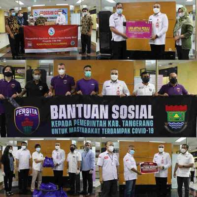 Bupati Tangerang Terima Langsung Bantuan CSR dari Beberapa Perusahaan dan Organisasi