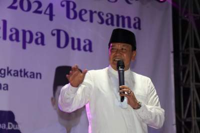 Sekda Hadiri Doa Bersama dan Tabligh Akbar Masyarakat Kelapa Dua