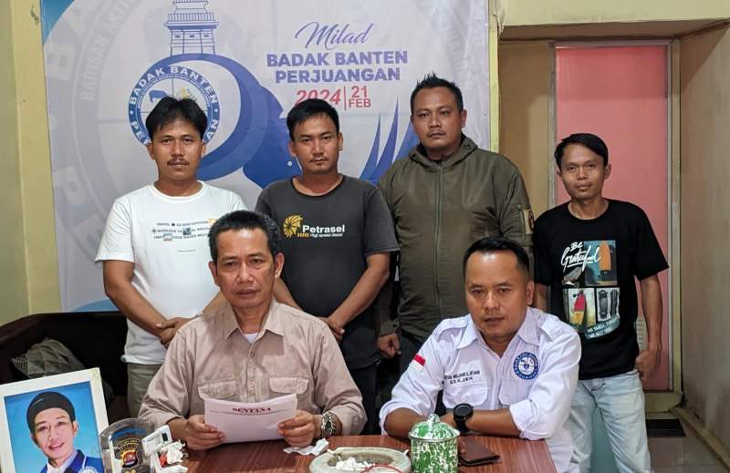 Ketum badak Banten Perjuangan Menduga kasus kematian  anggota Satpol-PP Lebak  ditunggangi Kelompok Elite Politikus