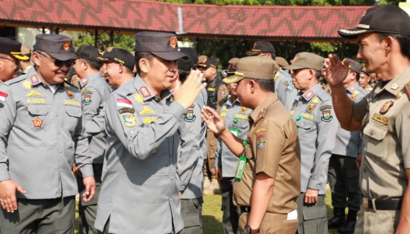 Pj Bupati Tangerang Minta Satlinmas dan Pol PP Jaga Kondusifitas Pilkada