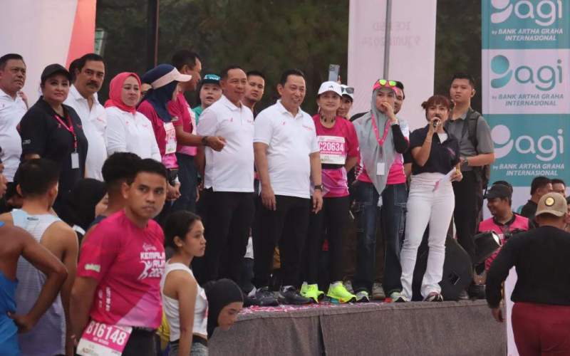 Bhayangkari Polresta Tangerang Ikut Memeriahkan Kemala Run 2024