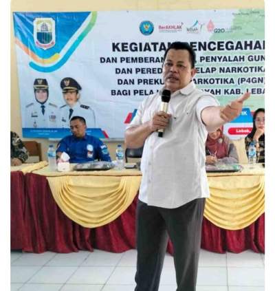 Kepala Badan ( Kaban ) Kesejahteraan Bangsa dan Politik (Kesbangpol) Lebak Sukanta