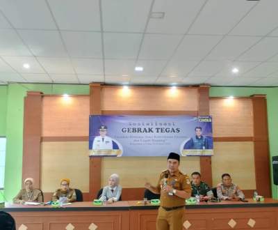 Kecamatan Cisoka Sosialisasikan Program Gebrak Tegas