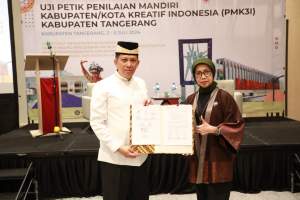 Pj Bupati Tangerang: Uji Petik Penilaian Mandiri Kabupaten/Kota Kreatif Bisa Picu Pertumbuhan Ekonomi Kreatif Kabupaten Tangerang