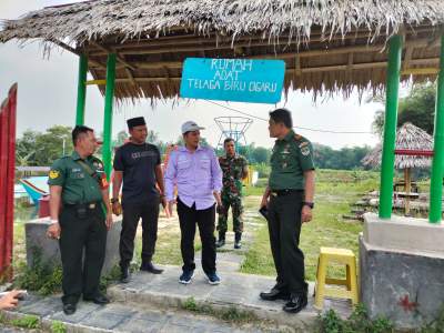 Danramil 13 Cisoka Sambangi Objek Wisata Telaga Biru Cigaru