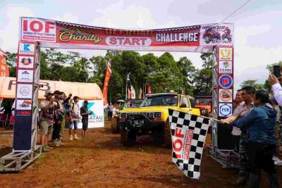 Buka Charity Offroad Challenge, Brigjen TNI Tatang Subarna Jajal Track Offroad