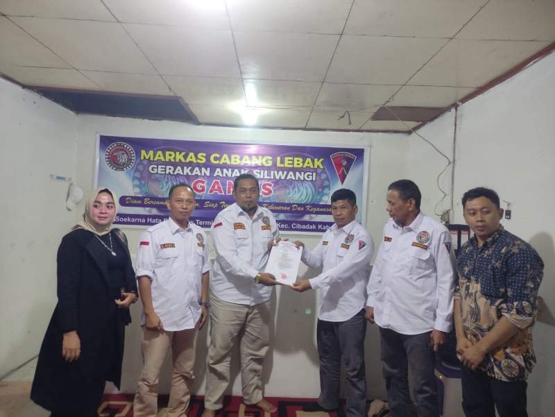 DPN GANAS Serahkan SK Kepengurusan Pembentukan DPC GANAS Kab. Lebak