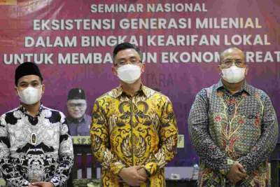 Seminar Di Kampus Untara : Wagub Banten Ajak Sinergi Pentahelix Tumbuhkan Minat Milenial Garap Ekonomi Kreatif