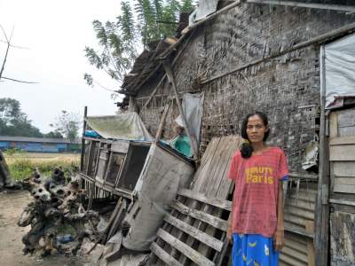 Suriah, warga miskisn asal Kecamatan Jayanti.