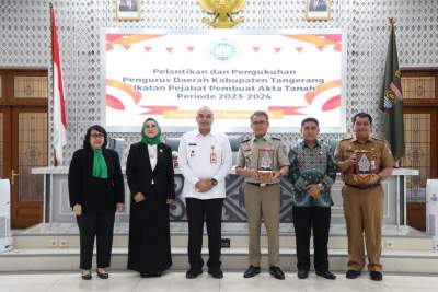 Bupati Zaki Harap Pengurus IPPAT Kabupaten Tangerang Yang Baru Lebih Kolaboratif Dan Responsif