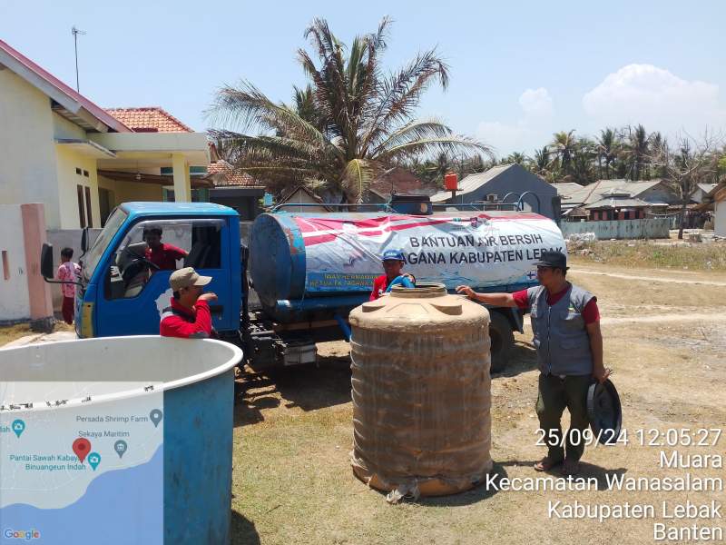 Kepedulian KWRI, Ormas  ALS, dan TAGANA Lebak: Berjibaku Distribusikan Air Bersih di Wanasalam dan Sekitarnya