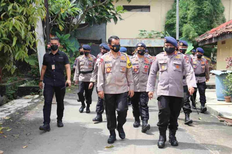 Foto : Memastikan kesiapsiagaan, Kapolda Banten Berkunjung ke Mako Brimob