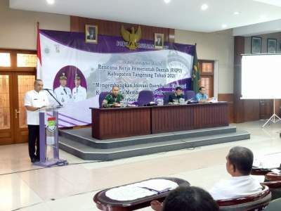 Bupati Zaki Buka Forum Konsultasi Publik RKPD