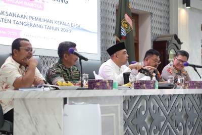 Pimpin Rakor Pilkades Serentak, Bupati Zaki Minta Semua Pihak Fokus dan Waspada