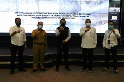 Foto : KPK Mediasi Penataan Aset Bandara SOETA dengan Pemkab. Tangerang  Kota Tangerang