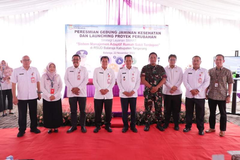 Pj. Bupati Resmikan Gedung Pelayanan Jaminan Kesehatan RSUD Balaraja