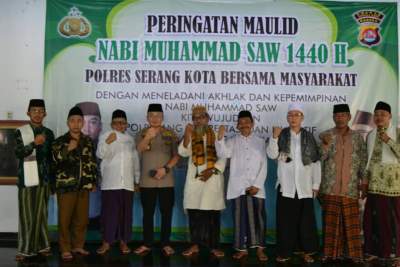 Kapolres Serang Kota Gelar Peringatan Maulid Nabi Muhammad SAW