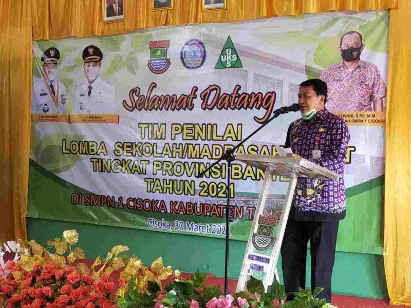 Sekda Terima Tim Lomba Sekolah Sehat Tingkat Provinsi Banten