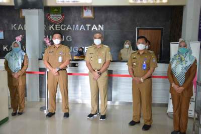 Bupati Tangerang Sidak Hari Pertama Kerja Tahun 2021 di Kantor Pelayanan dan Fasilitas Kesehatan Covid-19.