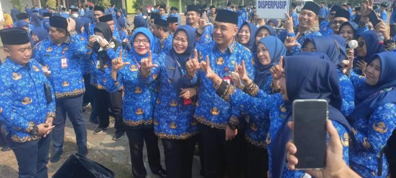 Hari Kesadaran Nasional Sekaligus Pamit Bupati Tangerang Kepada Forkokpimda