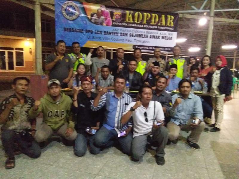 Polsek Tigaraksa Gelar Kopdar Bersama LAN dan Media