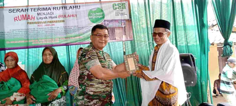 Danrem 064/MY Resmikan Rutilahu di Kecamatan Jawilan