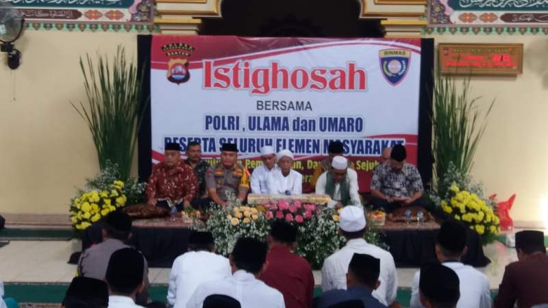 Polres Serang Kota Gelar Istighosah dan Dzikir Bersama