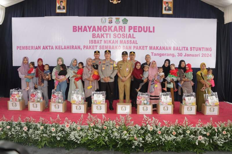 Beri Kepastian Hukum Pemerintah Dan Polda Banten Gelar Sidang Isbat Nikah Massal