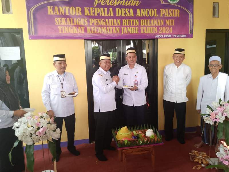 Pemdes Ancol Pasir Kecamatan Jambe Gelar Peresmian Kantor Desa yang Baru