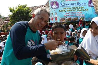 Gerbang Mapan Terus Cerdaskan Generasi Bangsa dengan Gemar Makan Ikan