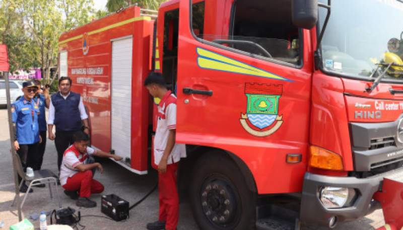 Sambut HUT Ke-79 RI, Pemkab Tangerang Gelar Uji Emisi Gratis