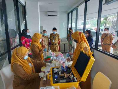 Awasi Kandungan Berbahaya Pada Bahan Makanan, Tim Koordinasi POM dan Loka POM Kabupaten Tangerang Lakukan Sidak