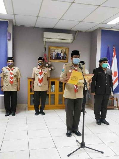 Foto : Kak Rudy Maesyal Lantik Kwaran Kecamatan Teluk Naga