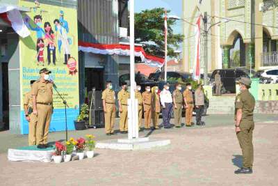 Pimpin Apel Pagi di Kecamatan Kosambi, Bupati Zaki Ingatkan Masyarakat untuk Imunisasikan Anak Balita