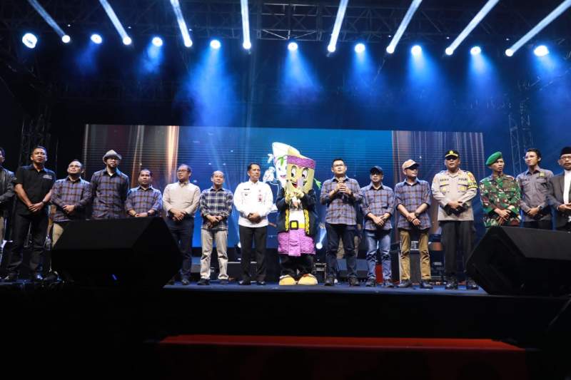 Pj Bupati Hadirin Peluncuran Maskot dan Jingle Pilkada Kabupaten Tangerang