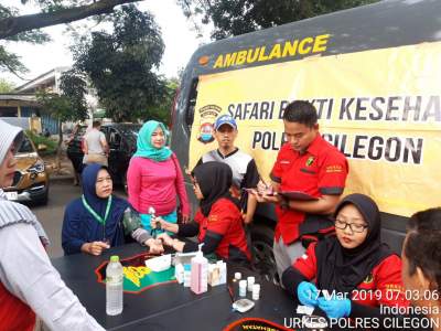 Biddokes Polda Banten Gelar Pelayanan Kesehatan Lapangan