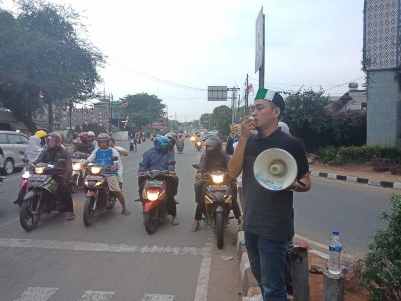 HMI Tangerang galang dana untuk korban gempa.