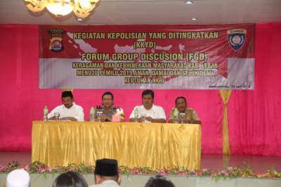 Polres Lebak Laksanakan FGD Tentang Keragaman dan Khebinekaan