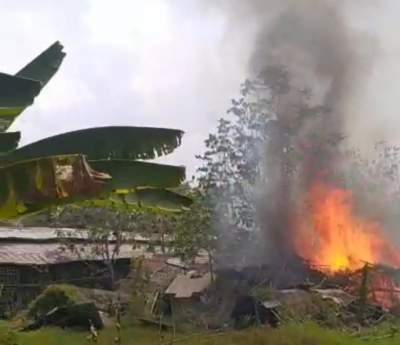 Akibat Sembarang Buang Puntung Rokok Sebabkan Kandang Ayam Di Tigaraksa Terbakar Hebat